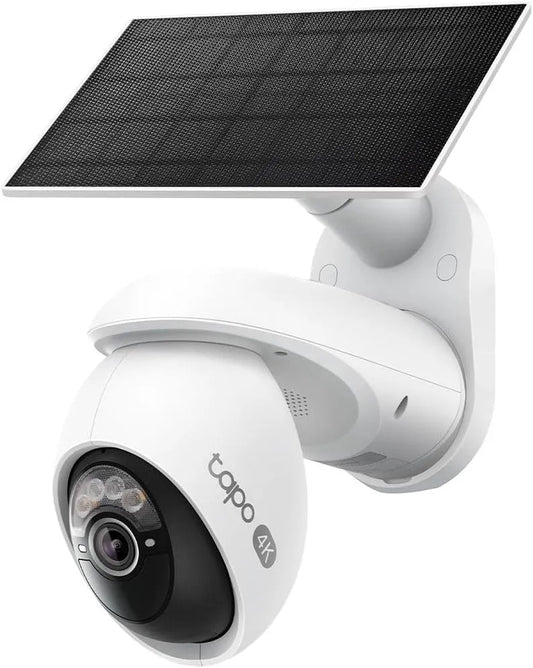 Tapo 4K Outdoor Pan/Tilt Wireless Security Camera, Solar Charging, C660 KIT