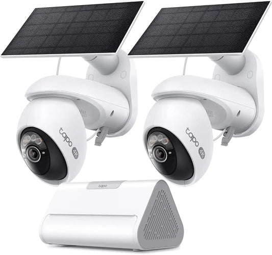 Tapo 4K Outdoor Pan/Tilt Security Camera C660 KIT + Smart Hub H500 Bundle
