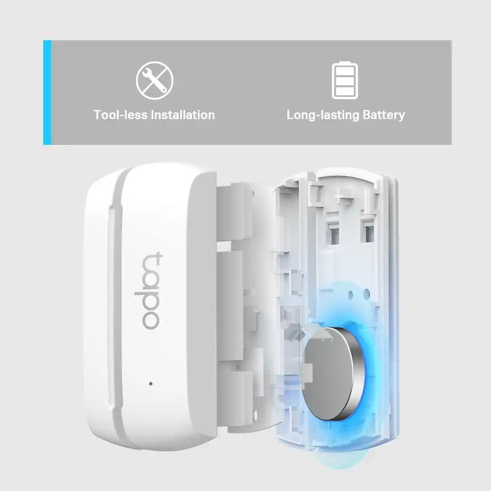Tapo Door Sensor Mini, Requires Tapo Hub, Contact Sensor, T110