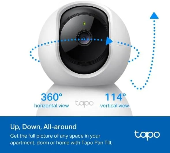 Tapo 2K Pan Tilt Security Camera for Baby Monitor, Dog Camera, C210P2