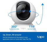 Tapo 2K Pan Tilt Security Camera for Baby Monitor, Dog Camera, C210P2