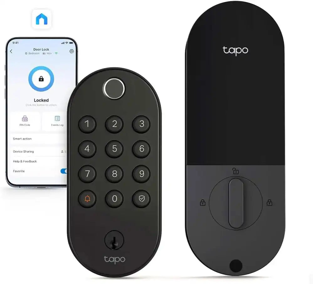 Tapo Smart Wi-Fi Deadbolt Door Lock, Fingerprint Recognition, DL105