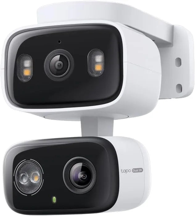 Tapo 2K Indoor/Outdoor Dual Lens Pan/Tilt Wired Security Camera, C246D