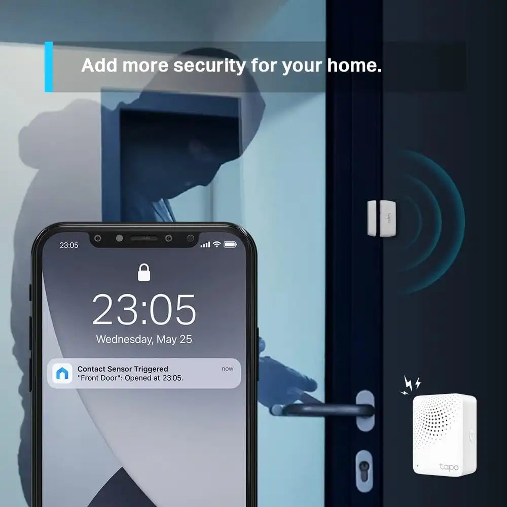 Tapo Door Sensor Mini, Requires Tapo Hub, Contact Sensor, T110