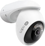 Tapo 4K Wired Pan/Tilt Outdoor Security Camera, C560WS, 360° View