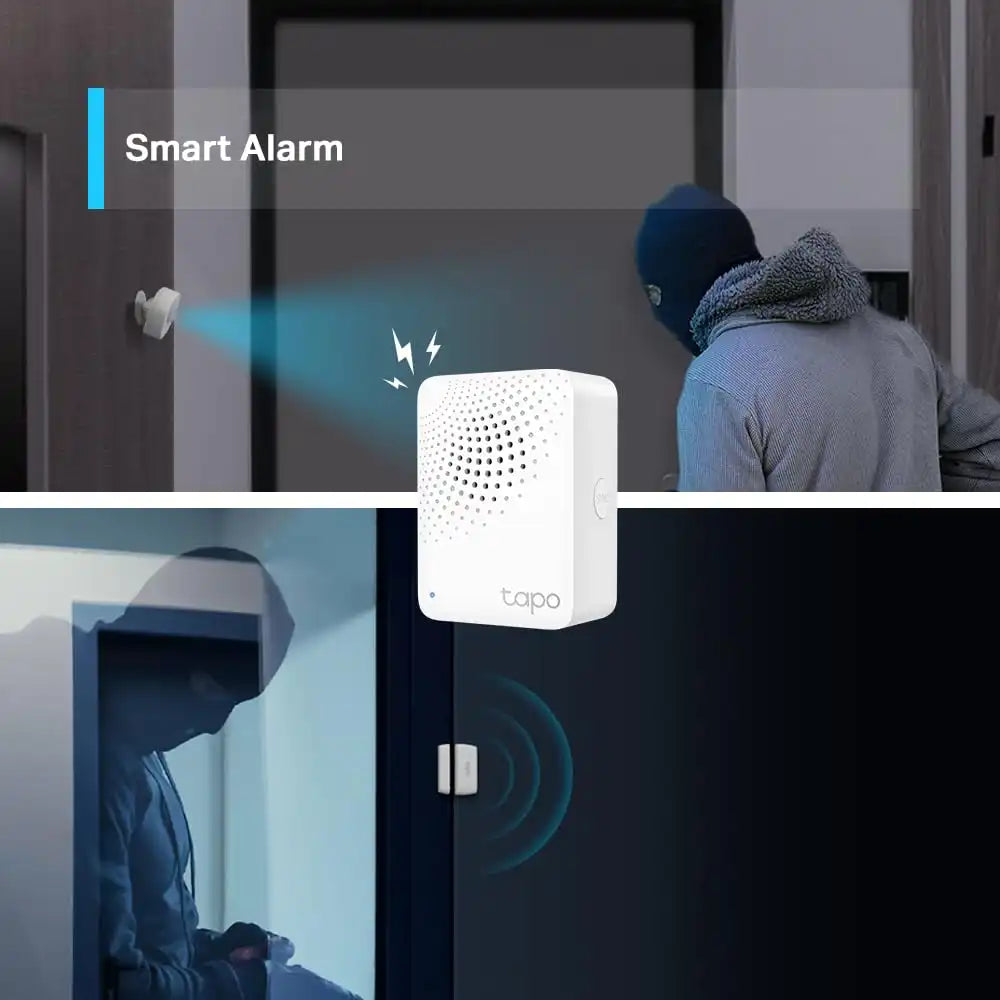 TP-Link Tapo Temperature and Humidity Sensor Starter Kit: T310 Sensor + H100 Hub (High-Accuracy Swiss-Made Sensor | Real-Time Notifications | Long-Lasting Performance)