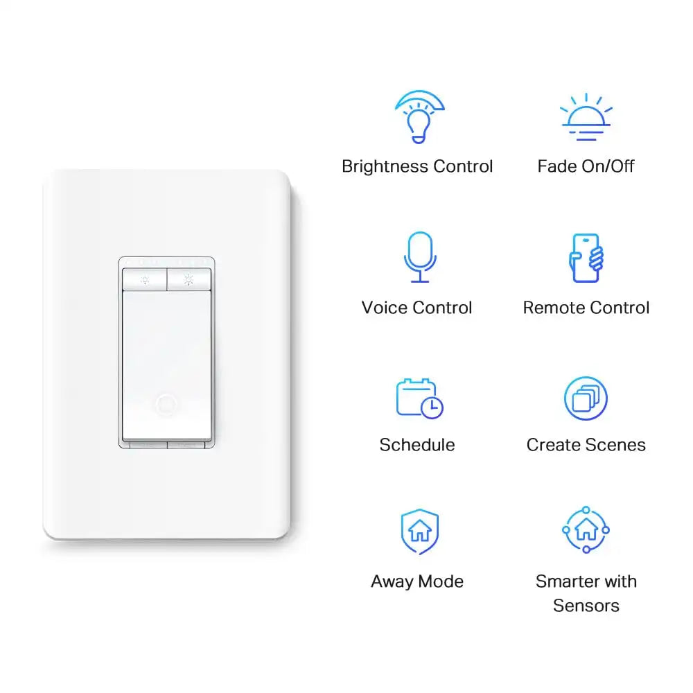 Tapo Smart Dimmer Switch, Single Pole, Need Neutral Wire, S500D