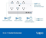 Tapo Smart Plug Outlet Extender, P306, 3 Individual Smart Outlets