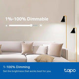 TP-Link Tapo Smart Light Bulbs - Natural Daylight, Dimmable, Compatible w/Alexa and Google Home, A60 Bulb/E27 Base, 60W Equivalent, 800LM CRI>90, 2.4GHz WiFi Only, No Hub Required, Tapo L520E(4-Pack)