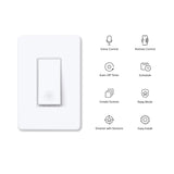 Tapo Smart Light Switch, Single Pole, Need Neutral Wire, S500(4-Pack)