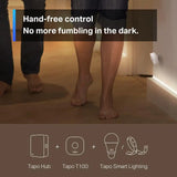 TP-Link Motion Sensor Starter Kit: Motion Sensor T100 + Hub H100 (Long Battery Life, Wide Range Detection, Adjustable Sensitivity, Real-Time Notification, Smart Action)