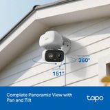 Tapo 3K 5MP Pan/Tilt Indoor/Outdoor Security Camera, Free Person/Vehicle/Baby Cry Detect & 360° Motion Track, Color Night, SD/Cloud, Wrks w/Alexa & Google Home, 2.4 GHz WiFi, HybridCam 360