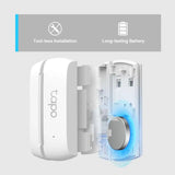 TP-Link Tapo Contact Sensor Starter Kit: T110 Contact Sensor + H100 Hub (Long-Range Low-Power Wireless Connectivity, Real-Time Notification, Up to 64 Devices)