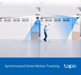 Tapo 2K Indoor/Outdoor Dual Lens Pan/Tilt Wired Security Camera, C246D