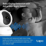 Tapo 2K Pan Tilt Security Camera for Baby Monitor, Dog Camera, C210P2