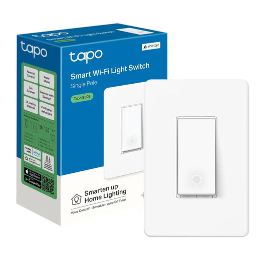 Tapo Matter Smart Light Switch, S505, Single Pole, Need Neutral Wire