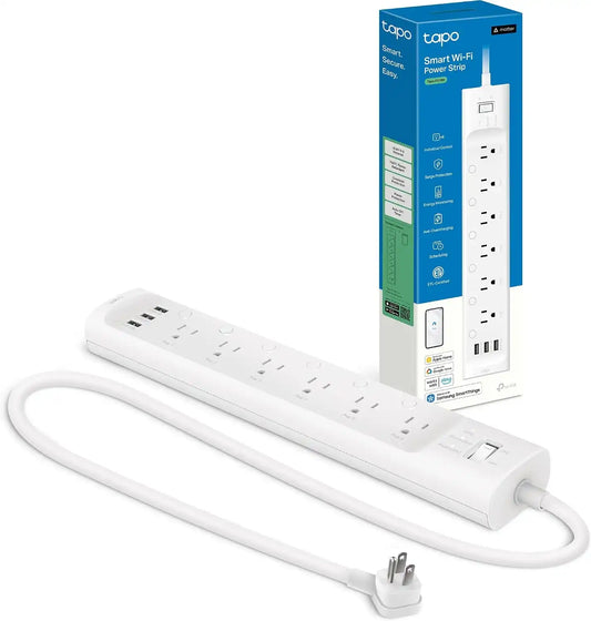Tapo Smart Wi-Fi Power Strip, Matter, P316M, Energy Monitoring