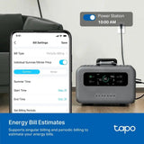 Tapo Smart Plug Wi-Fi, Energy Monitoring, P115(2-Pack), 15A