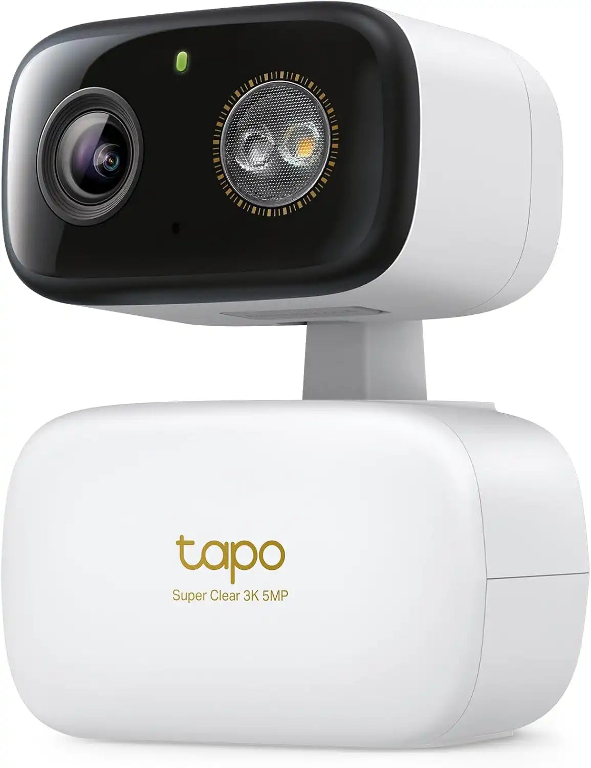Tapo 3K 5MP Pan/Tilt Indoor/Outdoor Security Camera, Free Person/Vehicle/Baby Cry Detect & 360° Motion Track, Color Night, SD/Cloud, Wrks w/Alexa & Google Home, 2.4 GHz WiFi, HybridCam 360