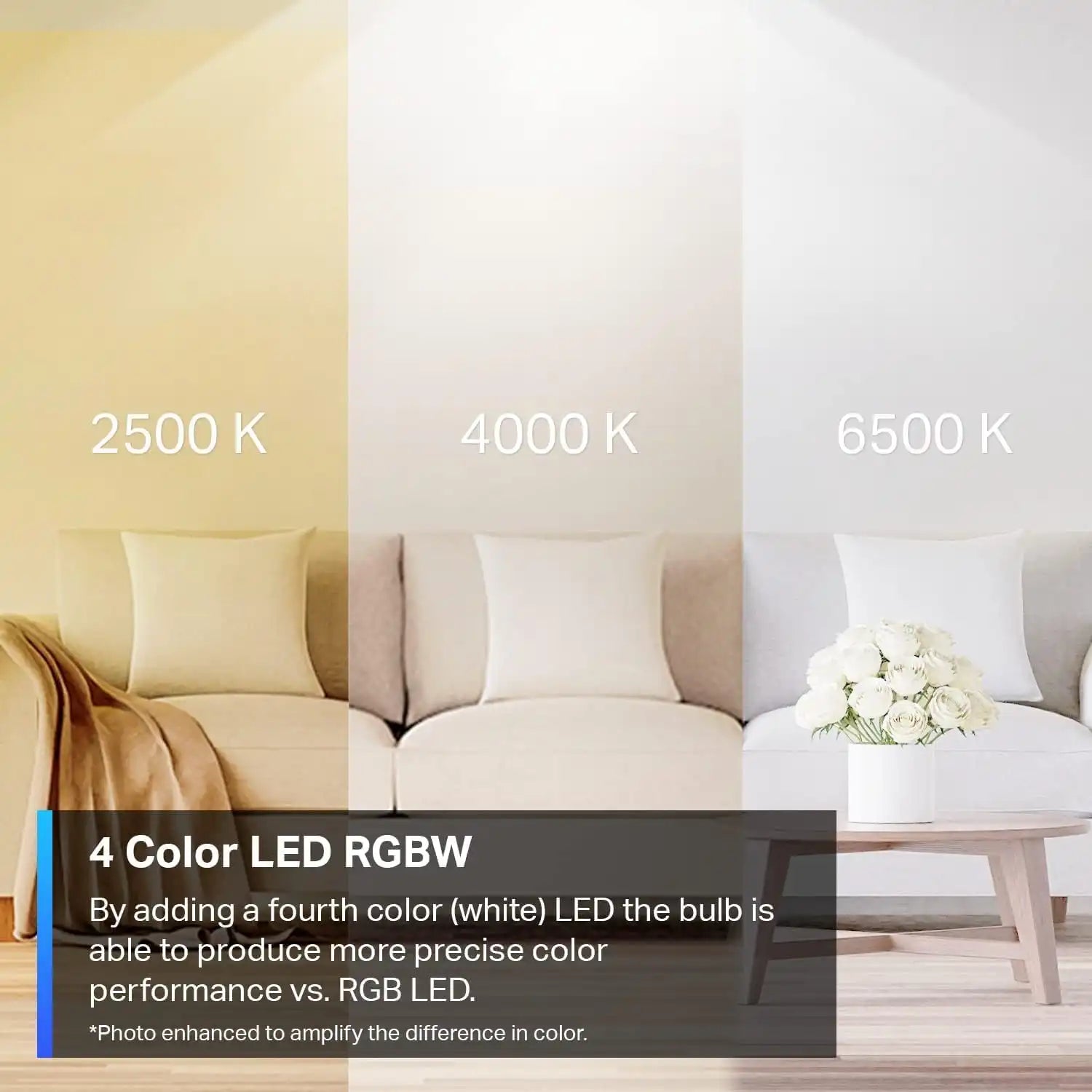 Tapo Multicolor Dimmable Smart Light Bulbs, L530E(2-Pack), A19 E26, 800LM