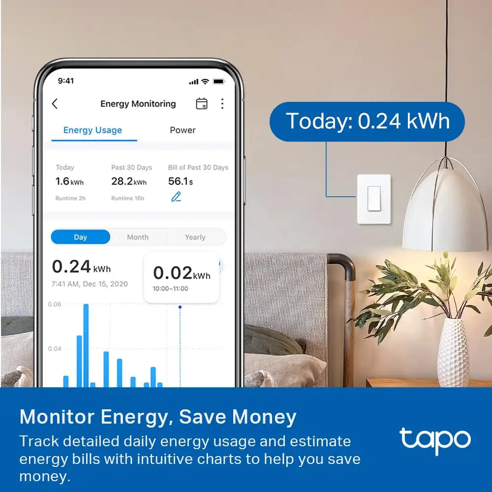 Tapo Smart Switch, S515, Single-Pole/3-Way/4-Way, Matter Compatible