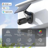Tapo SolarCam 1080p Outdoor Wireless Security Camera, C403 KIT