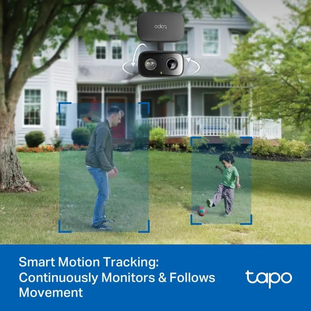 Tapo 1080p Pan/Tilt Indoor/Outdoor Security Camera, C207 HybridCam 360