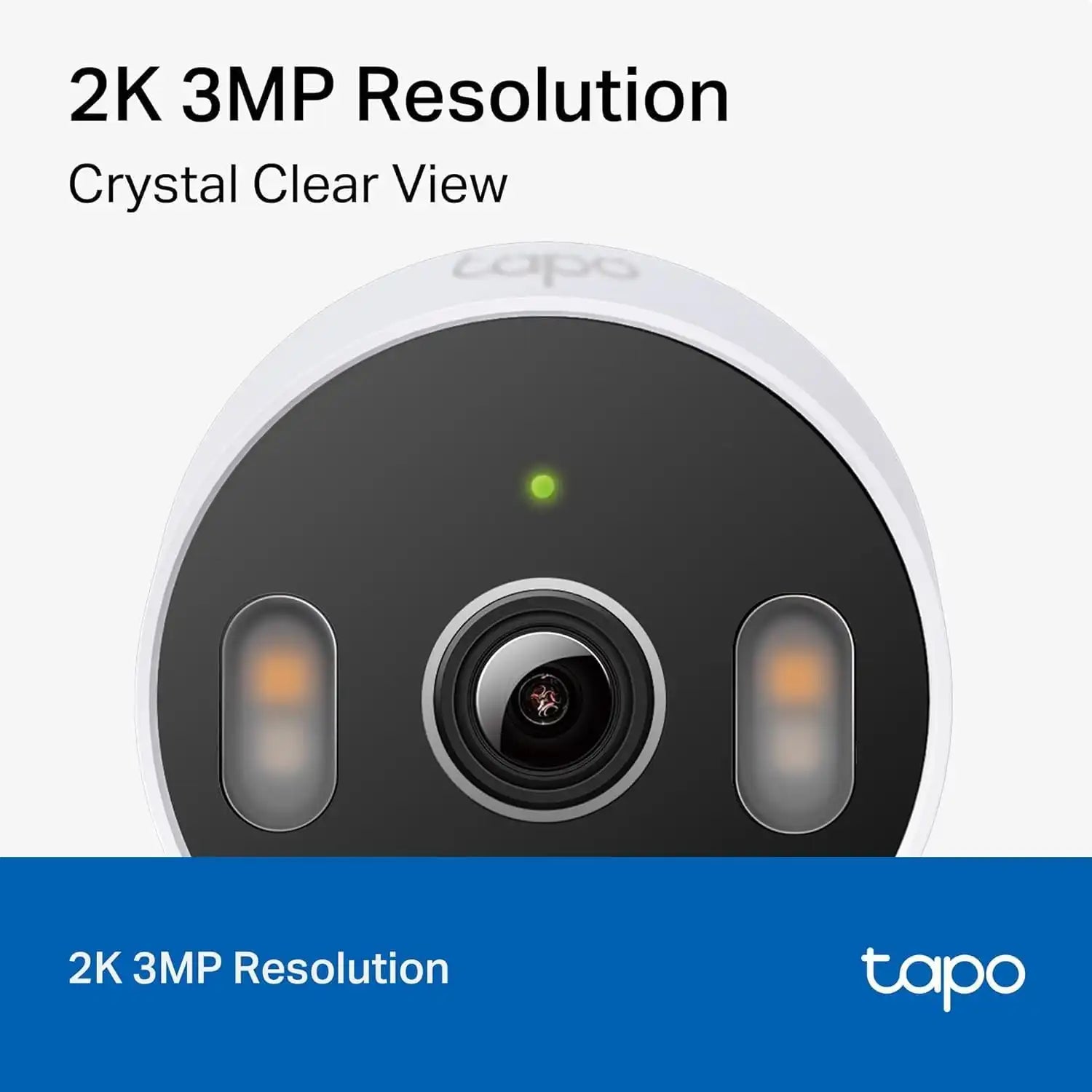 Tapo 2K Indoor/Outdoor Wired Security Camera, C113(2-Pack)