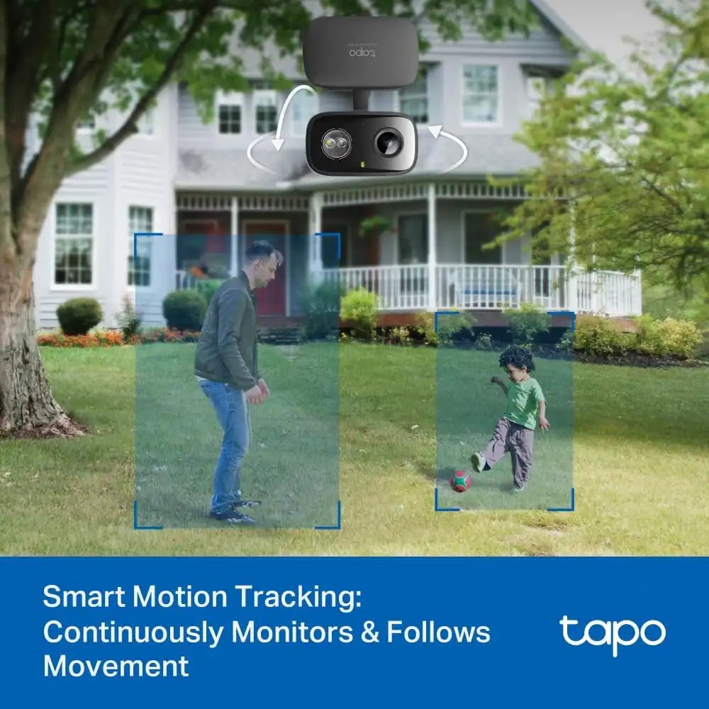 Tapo 2K Indoor/Outdoor Pan/Tilt Wired Security Camera, Baby Monitor, C217