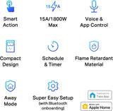 Tapo Apple HomeKit Smart Plug Mini, 15A, P125(2-Pack)