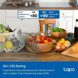 Tapo Multicolor Dimmable Smart Light Bulbs, L535E(2-Pack), A19 E26, 1100LM