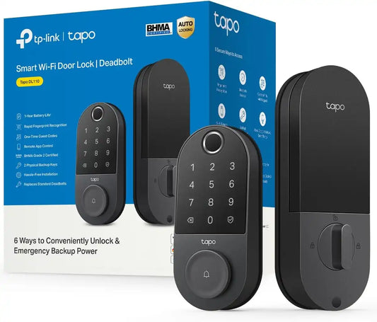 Tapo Smart Wi-Fi Door Lock, Deadbolt, Fingerprint Recognition, DL110