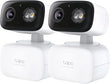 Tapo 2K Indoor/Outdoor Pan/Tilt Wired Security Camera, C216(2-Pack)