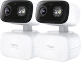Tapo 2K Indoor/Outdoor Pan/Tilt Wired Security Camera, C216(2-Pack)