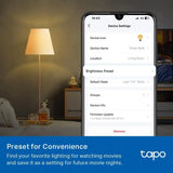 Tapo Smart Light Bulbs L510E(4-Pack), A19 E26, 800 Lumens (60W Equivalent)