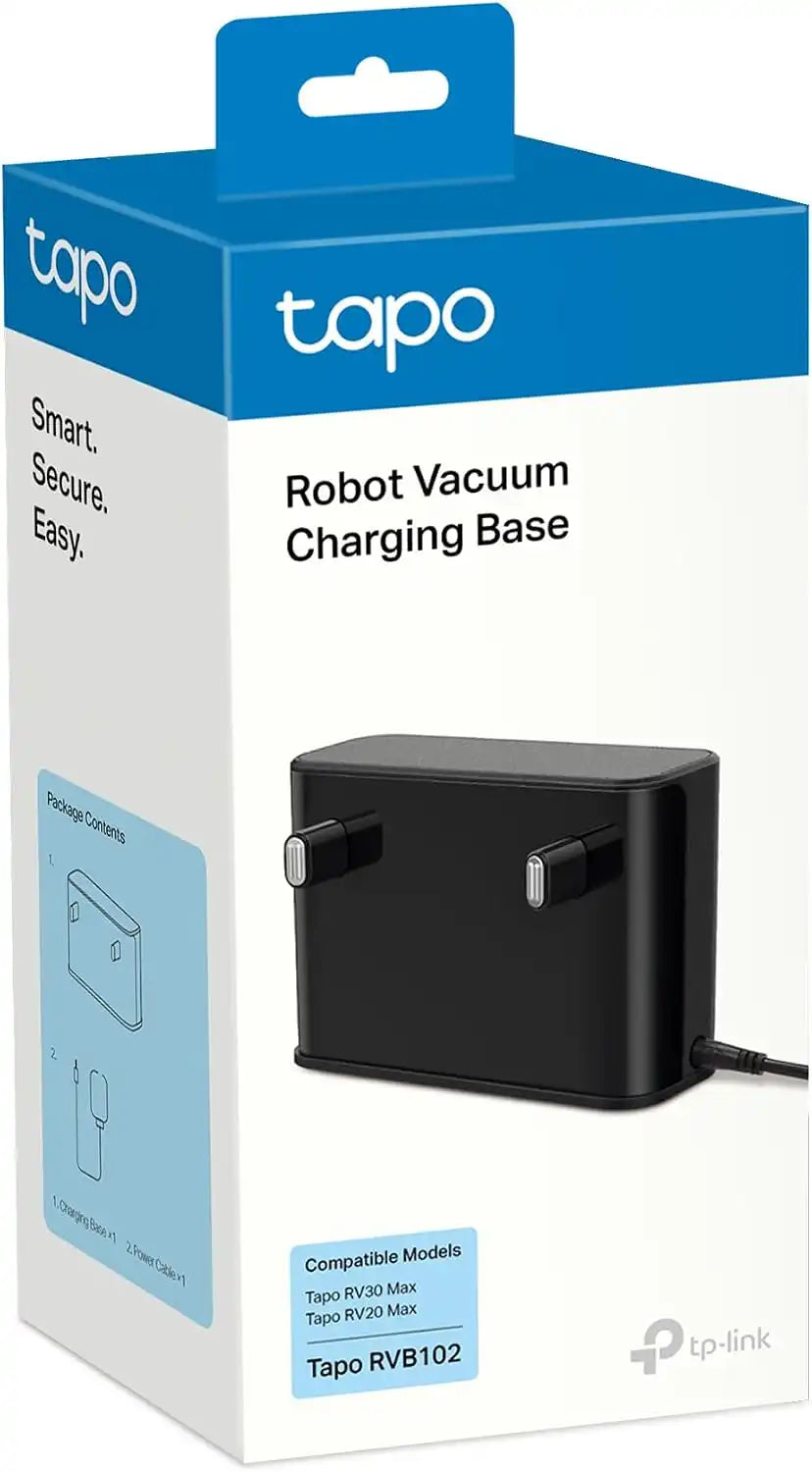 Tapo Robot Vacuum Charging Base, Compatible with RV30 Max, RV20 Max