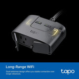 Tapo Matter Outdoor Smart Plug, 2 Individual Outlets, P400M