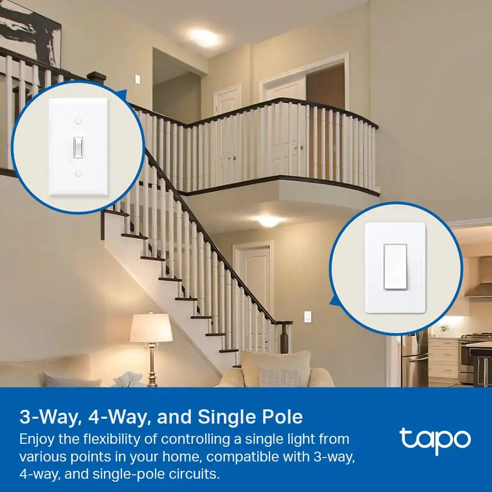 Tapo Smart Switch, S515, Single-Pole/3-Way/4-Way, Matter Compatible