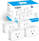 Tapo Smart Plug Mini 15A, Smart Wi-Fi Plug, P105(4-Pack)