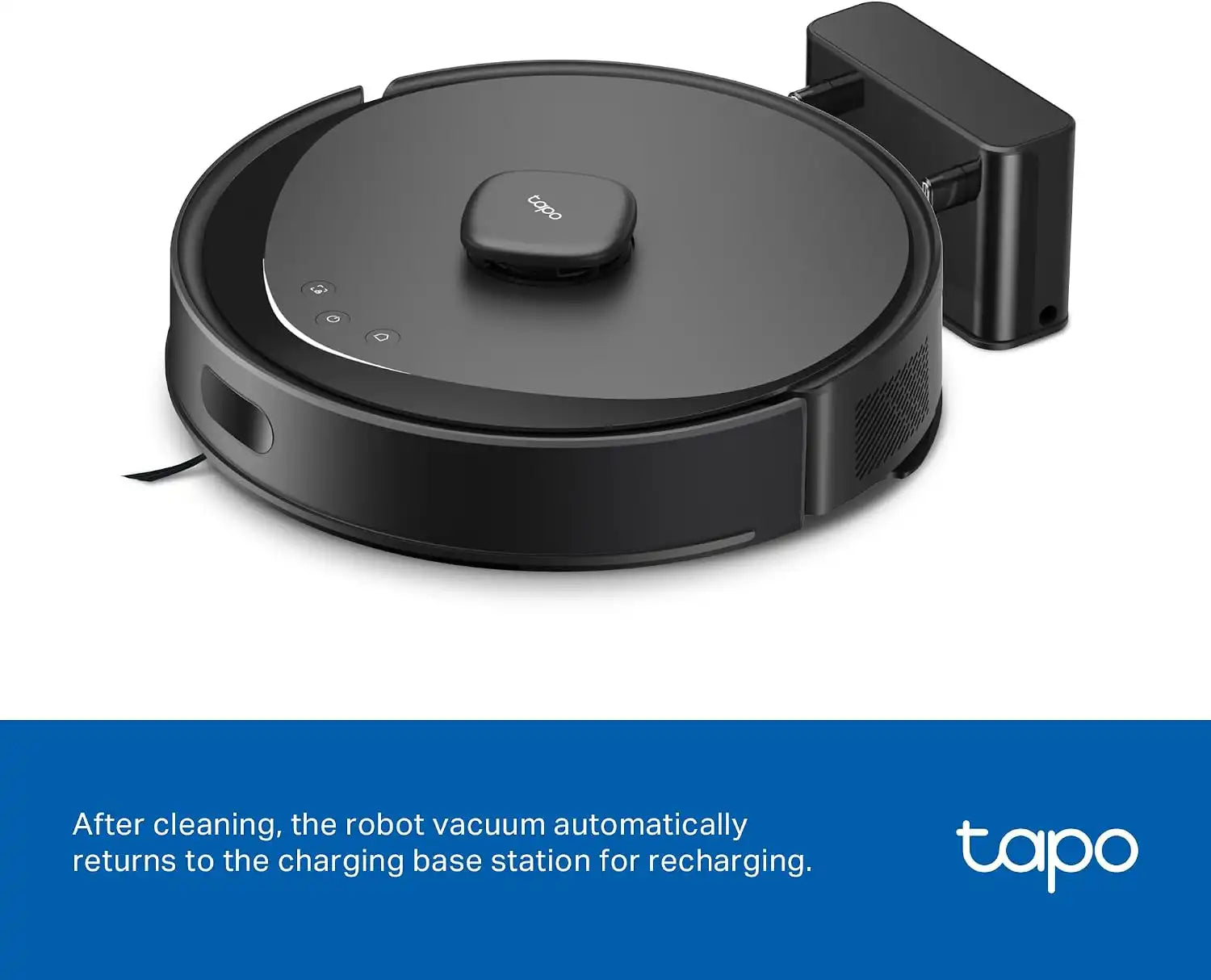 Tapo Robot Vacuum Charging Base, Compatible with RV30 Max, RV20 Max
