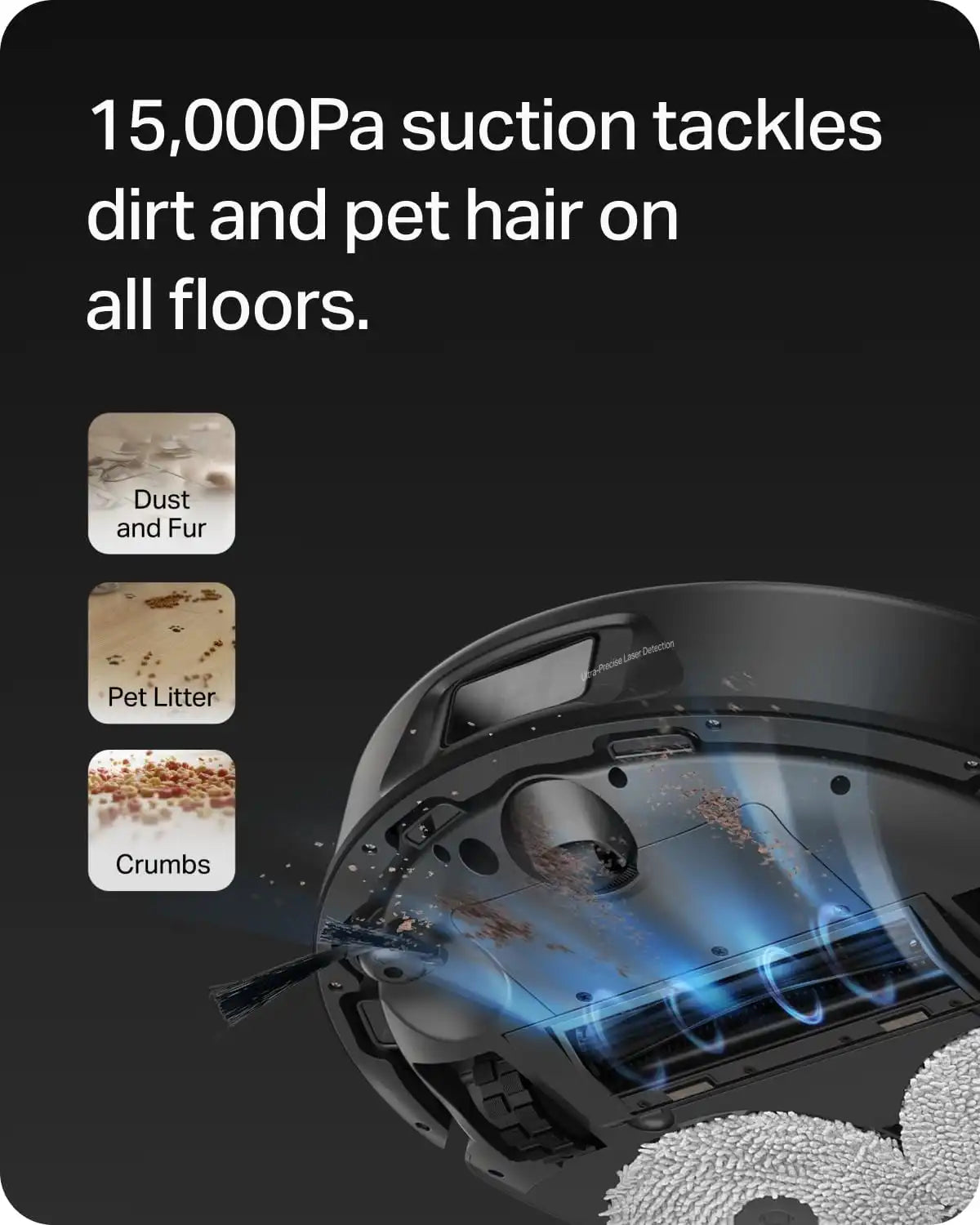 Tapo RV50 Pro Omni Robot Vacuum and Mop with Self-Emptying Dock