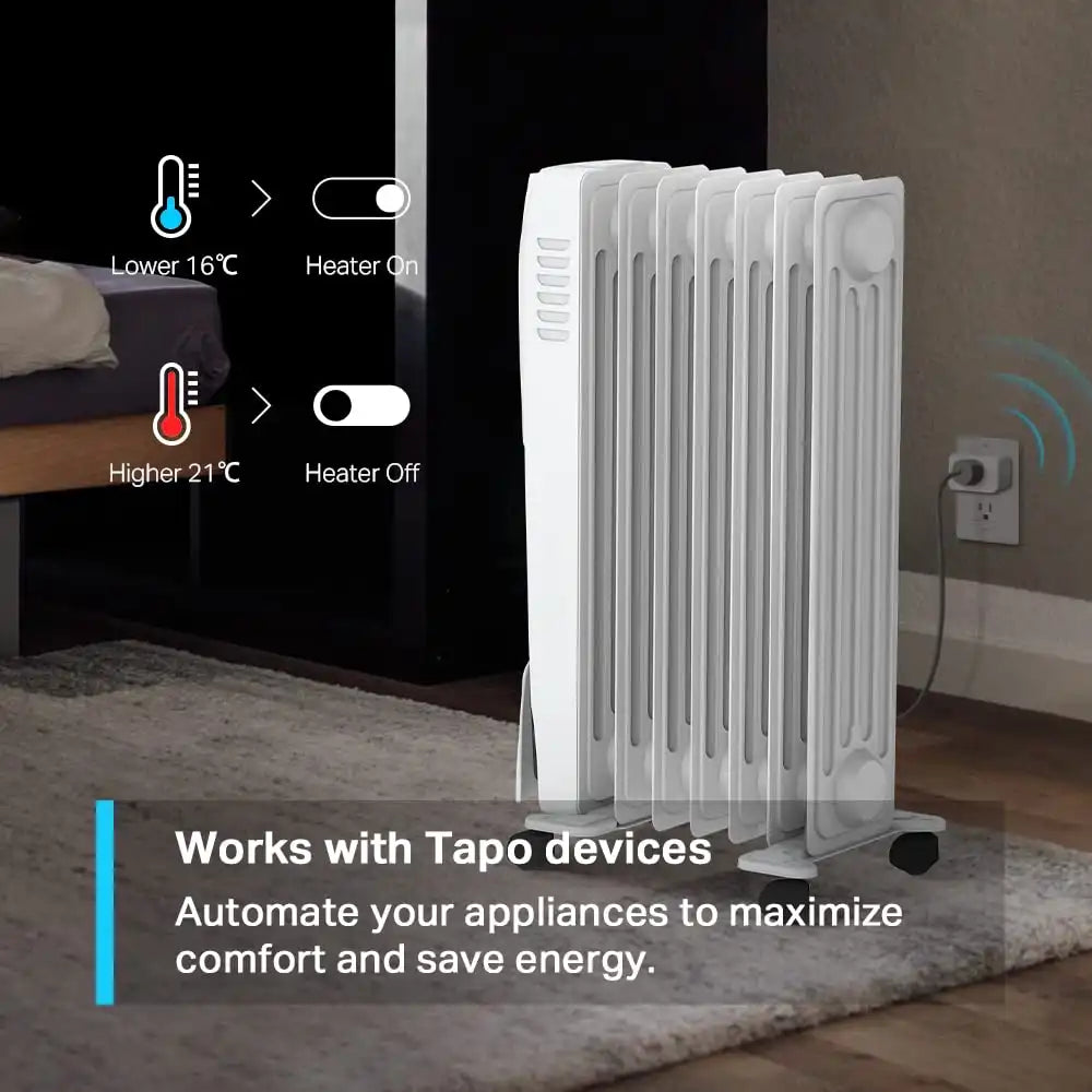 TP-Link Tapo Temperature and Humidity Sensor Starter Kit: T310 Sensor + H100 Hub (High-Accuracy Swiss-Made Sensor | Real-Time Notifications | Long-Lasting Performance)