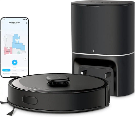 Tapo LiDAR Robot Vacuum and Mop with Self-Emptying Dock, RV30 Max Plus