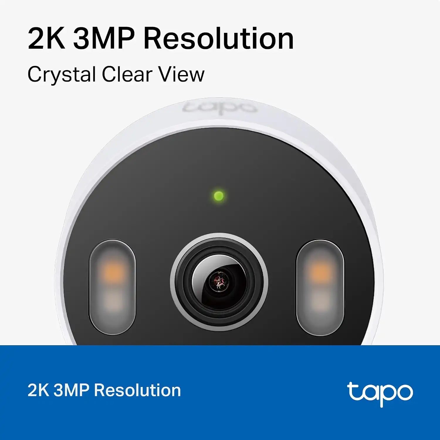 Tapo 2K Indoor/Outdoor Wired Security Camera, Baby & Pet Monitor, C113