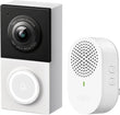 Tapo 2K Wired Smart Video Doorbell w/Chime, D130, 180° Ultra-Wide FOV