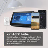 Tapo Matter Compatible Smart Plug P125M, 15A/1800W Max