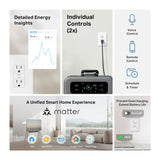 Tapo Smart Plug, Wi-Fi in-Wall Outlet, P210M, Matter Compatible