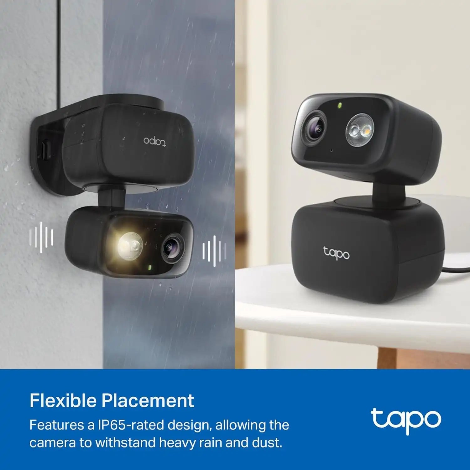 Tapo 1080p Pan/Tilt Indoor/Outdoor Security Camera, C207 HybridCam 360