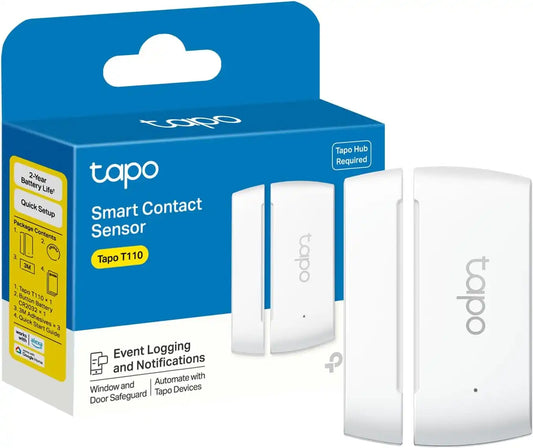 Tapo Door Sensor Mini, Requires Tapo Hub, Contact Sensor, T110