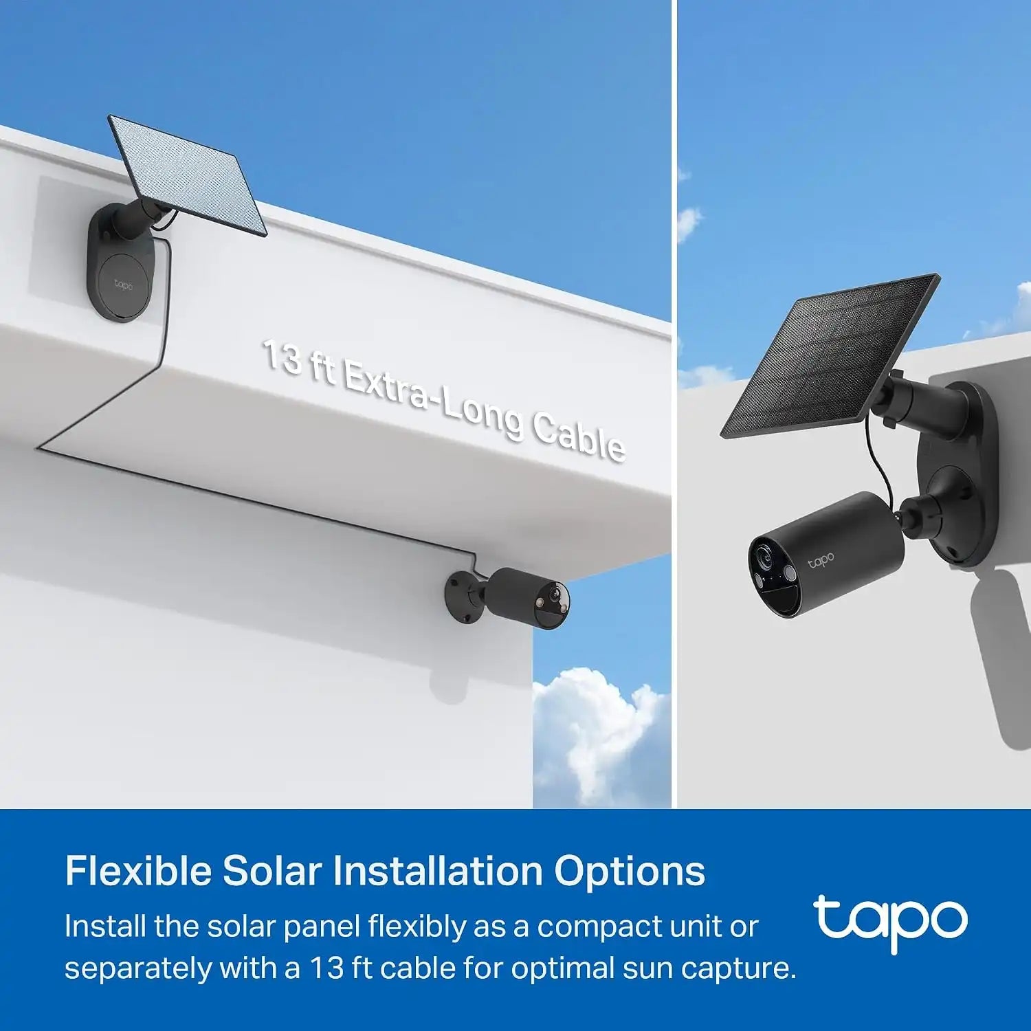 Tapo SolarCam 1080p Outdoor Wireless Security Camera, C403 KIT